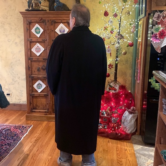 VTG Saks Fifth Avenue Cashmere Regency Collection Men’s Unisex top coat trench - Picture 12 of 14